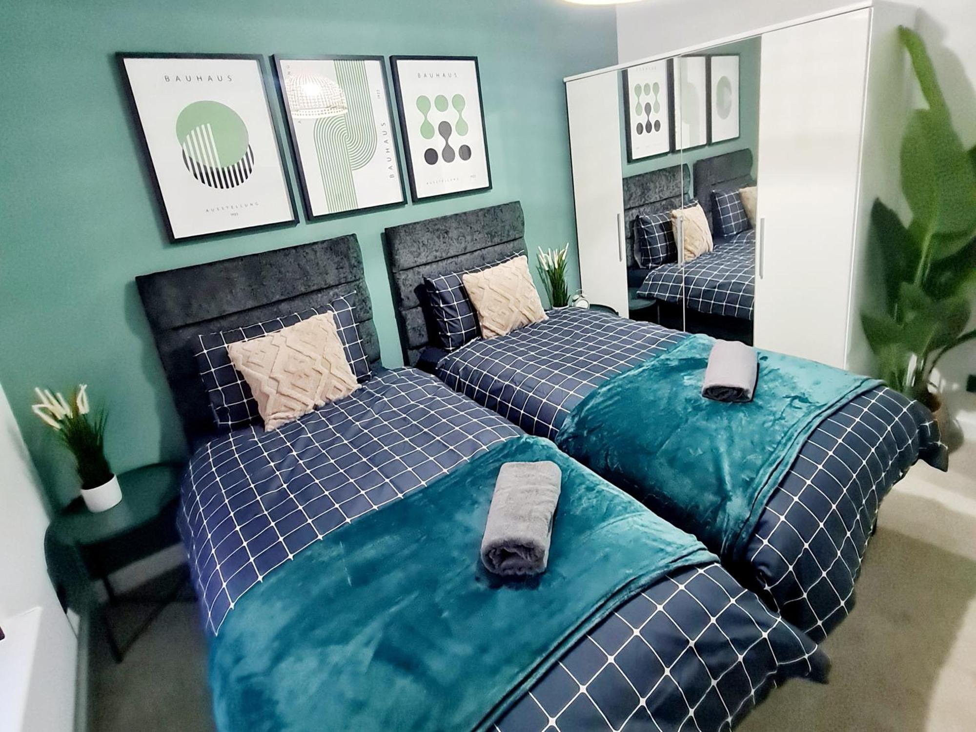 글라스고 Bright 3Br Walking Distance To Town - Free Parking 아파트 외부 사진